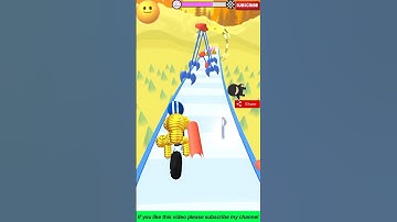 💥 Rope man 3D Runer gameplay 🏃‍♂️🌹|| best Android games 2024 Levels : 16  #shorts #viral #gameplay