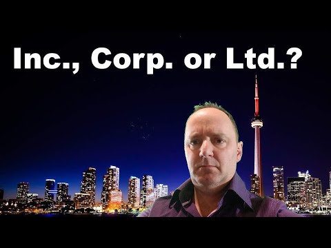 Vidéo: Différence Entre Inc. Et Corp