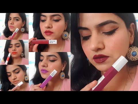 Hey Guys Here's a long -awaited Review & Swatches of the Maybelline Superstay Matte Ink Liquid Lipst. 