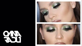 Green Make-Up Tutorial | By Oana Radu