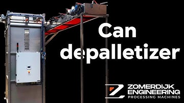 Can Depalletizer by Zomerdijk Engineering