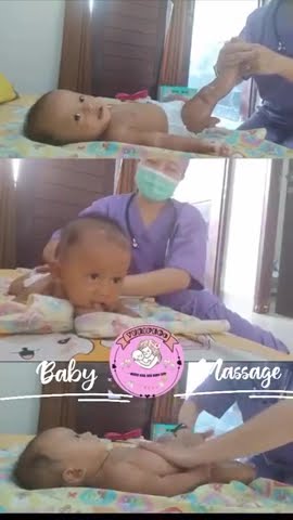 Bbaby massage by Yuripho baby SPA // thank you for choosing us for Gungde's baby treatment