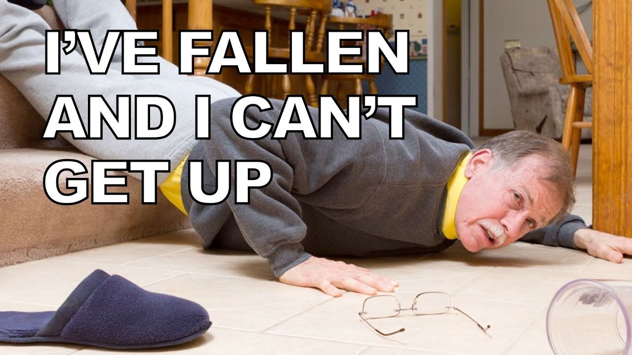 I’ve fallen and I can’t get up meme! 😂.
