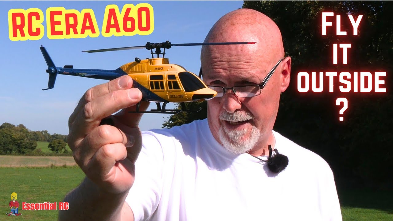 FLY IT OUTSIDE ? RC Era A60 Mini Bell-206 6-Axis Gyro 1:42 Scale