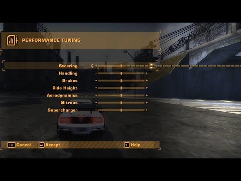NFS Most Wanted - What Happens If You Select Too Low or High Values in Performance Tuning?