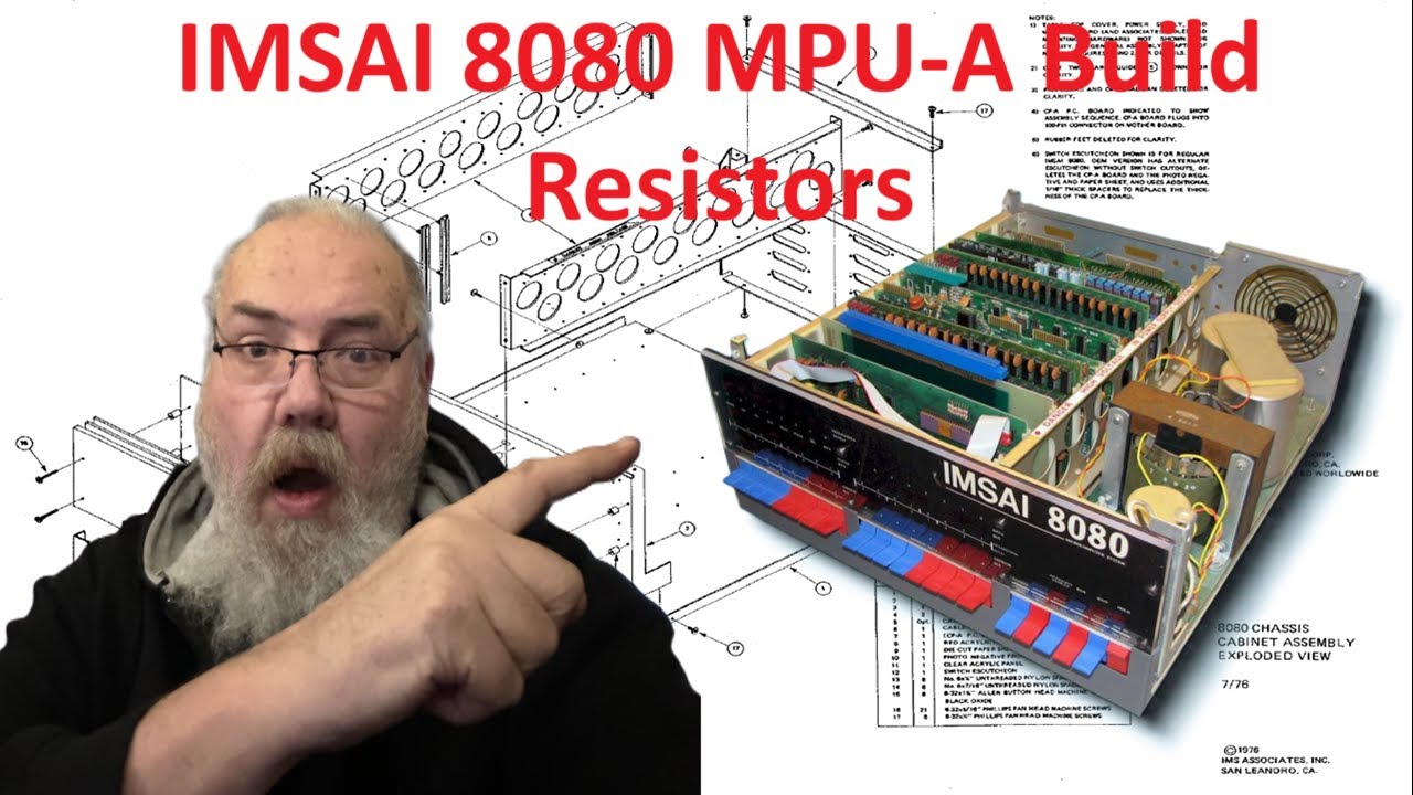 Part 1 - IMSAI 8080 MPU-A CPU Board Assembly - Resistors - RTR511