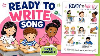 Handwriting Practice - Get Ready to Write Song