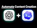 How to Automate Content With ChatGPT + Codex In 1 Minute