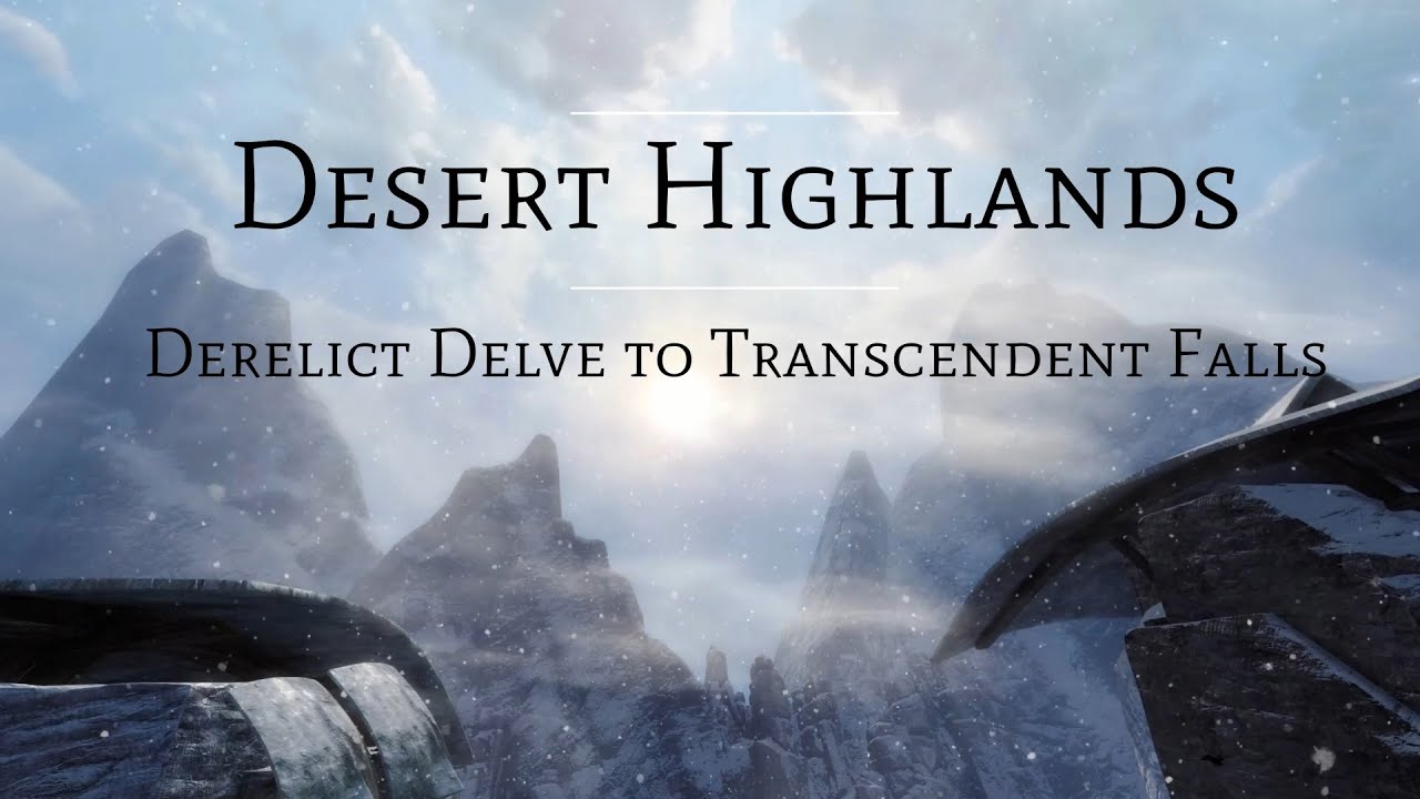 Guild Wars 2: Desert Highlands (Derelict Delve to Transcendent Falls, epic and dangerous trek!)
