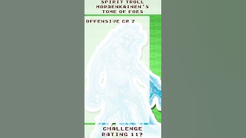 Exposed D&D 5e Spirit Troll Challenge Rating #Shorts