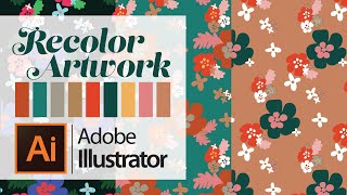 How to Color a Recolor Artwork in Adobe Illustrator