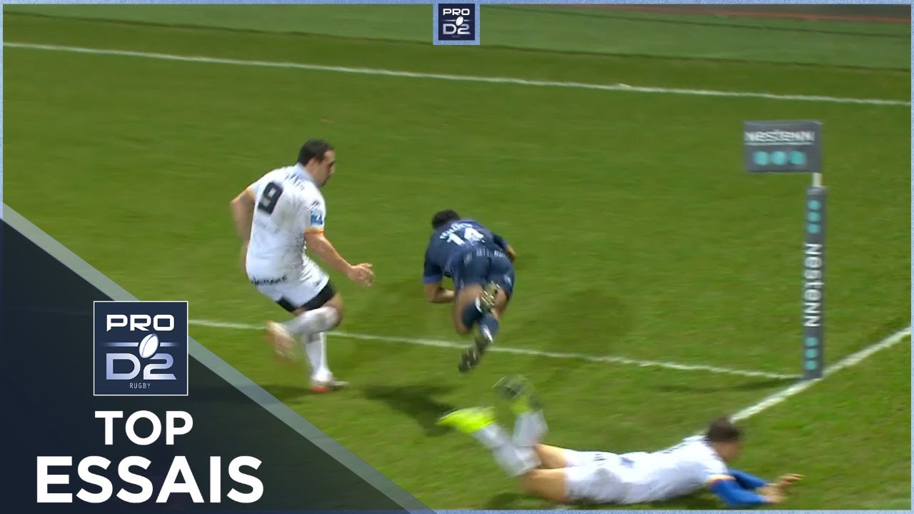 TOP Essais de la J18 – PRO D2 – Saison 2020-2021