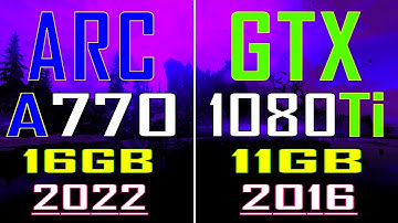 INTEL ARC A770 vs GTX 1080Ti // PC GAMES BENCHMARK TEST ||
