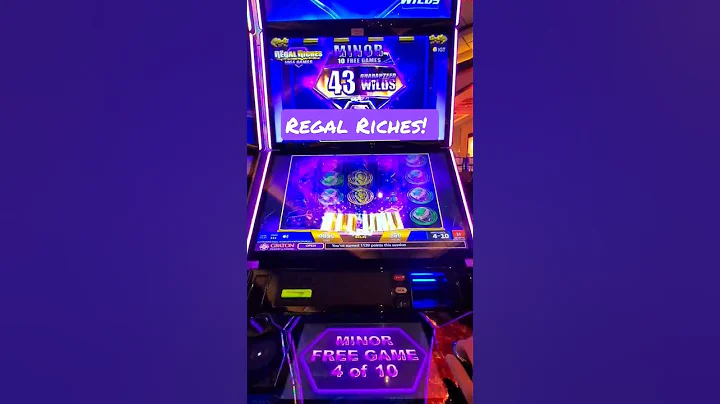 Regal Riches 70 MINOR WILDS!!🔥🔥🔥 #slots #casino #minor #wild