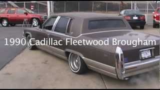 Cadillac Fleetwood Brougham Low Rider 1990 года выпуска