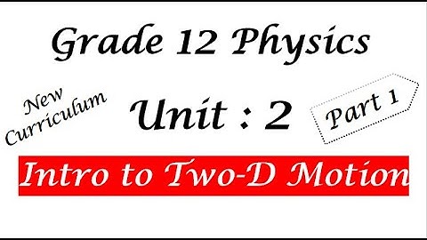 Grade 12 physics  Unit 2 Part 1 / new curriculum / Globe Dock /