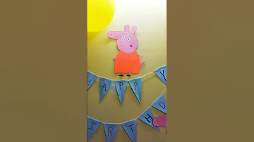 Peppa Pig Birthday Theme Party Decoration 