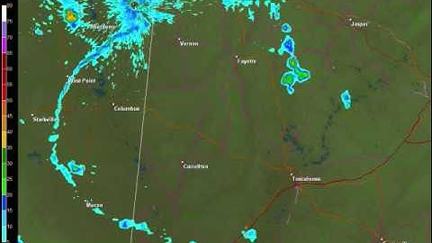 AL/MS Outflow Boundary - 6/17/10