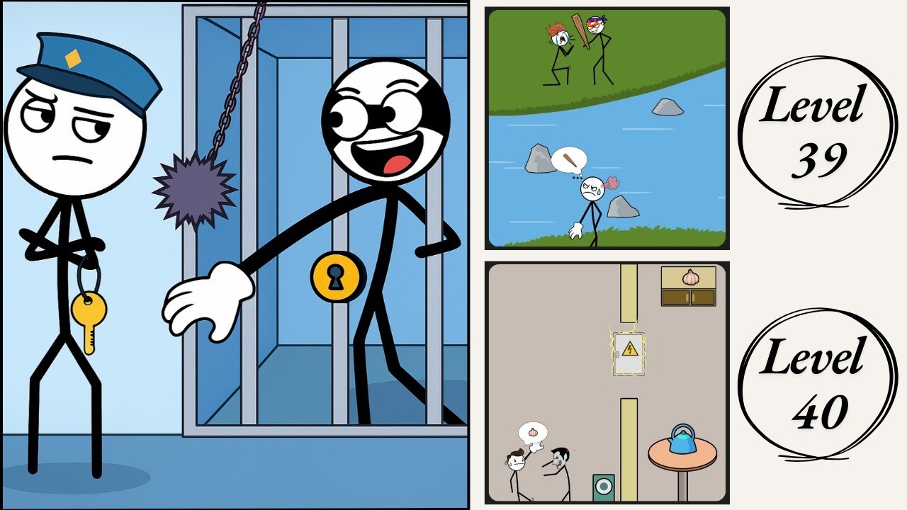 Thief Puzzle: Level 39 , 40 – How to Solve? (Walkthrough)