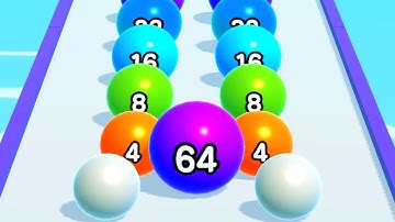 Ball Run 2048 Merge Number ! MAX LEVELS Gameplay Walkthrough New Update Part 323 android, ios