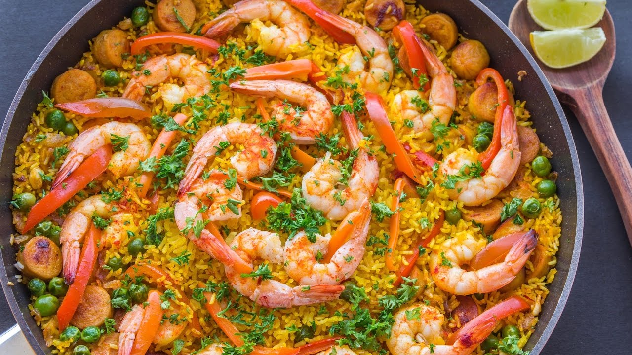 Sausage & Shrimp Paella | Flavor Quotient - YouTube