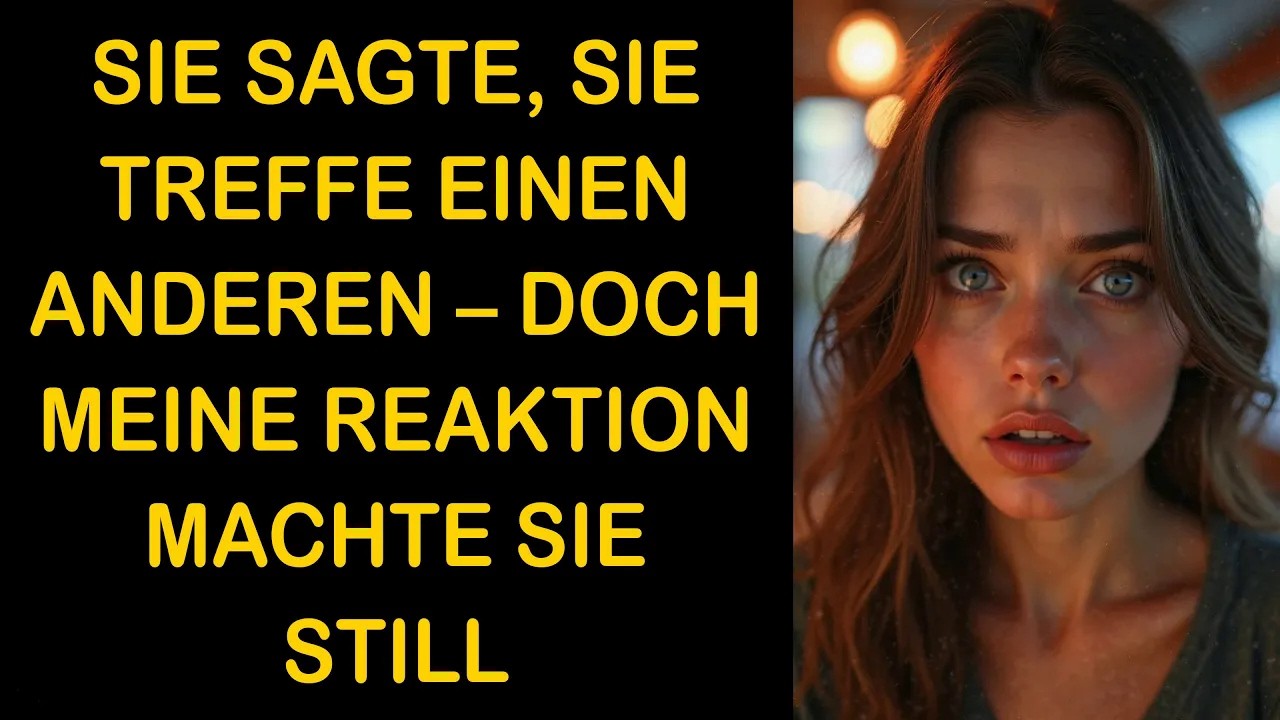 SIE SAGTE, SIE HÄTTE EIN DATE MIT JEMANDEM ANDEREN – DOCH MEINE ANTWORT VERÄNDERTE ALLES