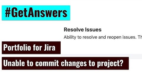 GetAnswers - Unable to commit changes to project error?