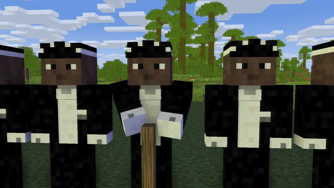 ТАНЕЦ С ГРОБОМ В MINECRAFT (COFFIN DANCE IN MINECRAFT)| НАРЕЗКА #2