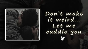 [asmr] cuddling your mean roommate (tsundere)(secretly in love with you)(tv ambiance)