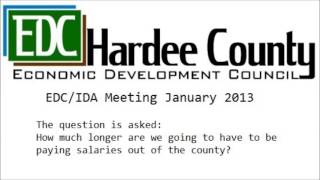 Hardee IDA Funding Out-of-County Salaries