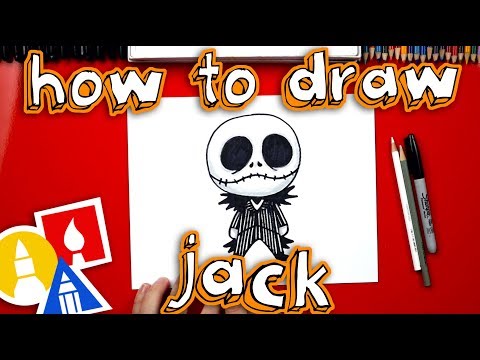 How To Draw Cartoon Jack Skellington