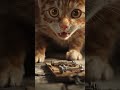 Barely Escaped 😼🔥 | Cute Cat &amp; Small Animal Missed the Trap | #shorts #cat #cute