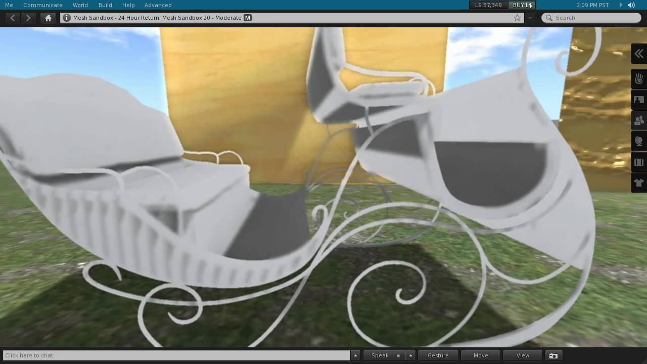 SLMesh - Elegant Sleigh by Lucian Overlord