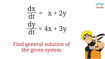 8.2.1 Find the general solution of the given system - Distinct real eigenvalues | DE