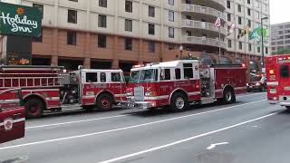 Baltimore City- Engine 6, Engine 2, Engine 13, Medic 22, Reserve Truck 41 Responding to Box Alarm