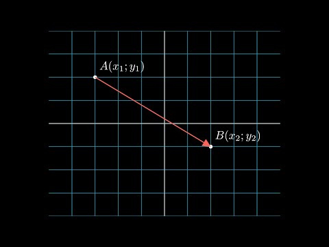 Как найти вектор по двум точкам?