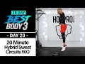 20 Minute Extreme Full Body Workout (WITH DUMBBELLS + NO REPEATS)