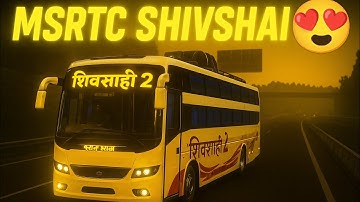 MSRTC Shivshahi BV Maxima – CINEMATIC Gameplay | Neon Gaming Edit 🔥💛”