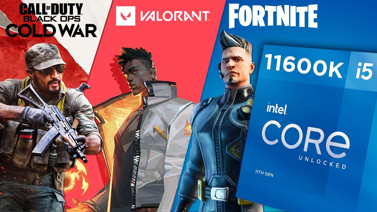 Competitive Games Intel Core I5 k Vs Ryzen 5 5600x Valorant Csgo Fortnite Cod R6 Siege Youtube