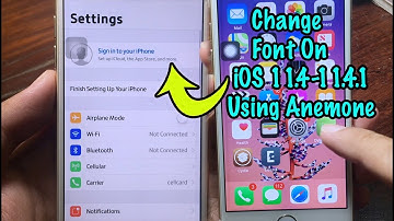 How to Change Font On iOS 11.4-11.4.1 Using Anemone