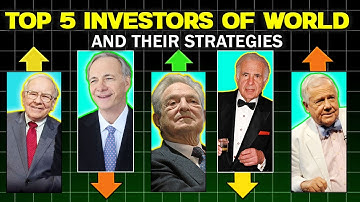 Top 5 World-Class Investors & Their Winning Strategies | Secrets of Warren Buffett, Ray Dalio & More
