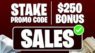 Stake Promo Code "SALES" — Deposit Bonus Up To $250 + VIP Rewards (2025)