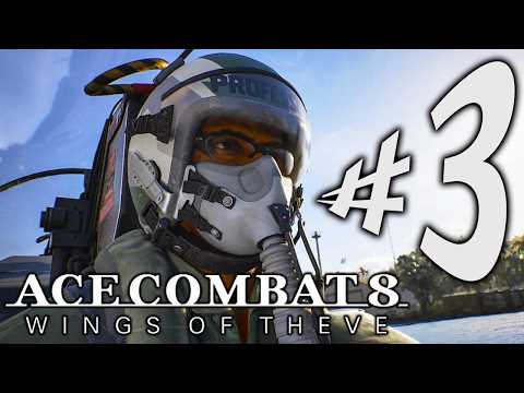 Ace Combat 8 Wings of Theve - Parte 3: FUGA ALUCINANTE!!! [ PS5 Pro - Playthrough 4K ]