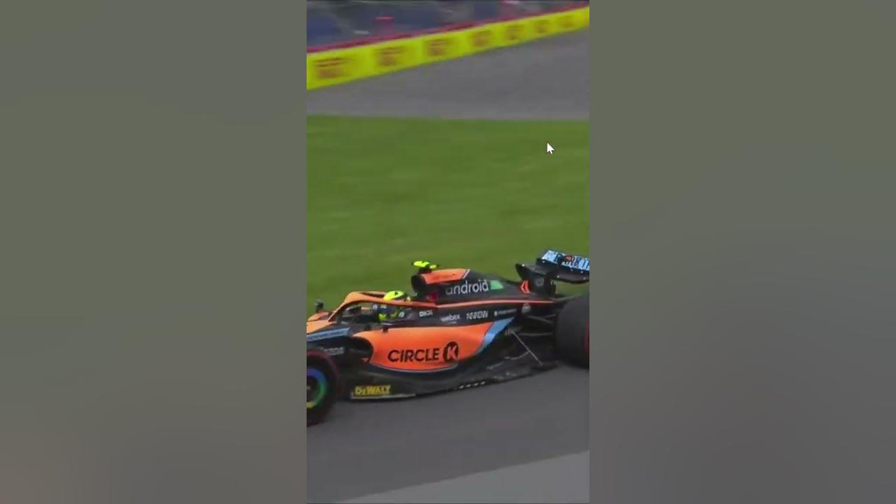 Lando Norris Huge Slide in FP2 Canada. Lando finishes P8 after drifting