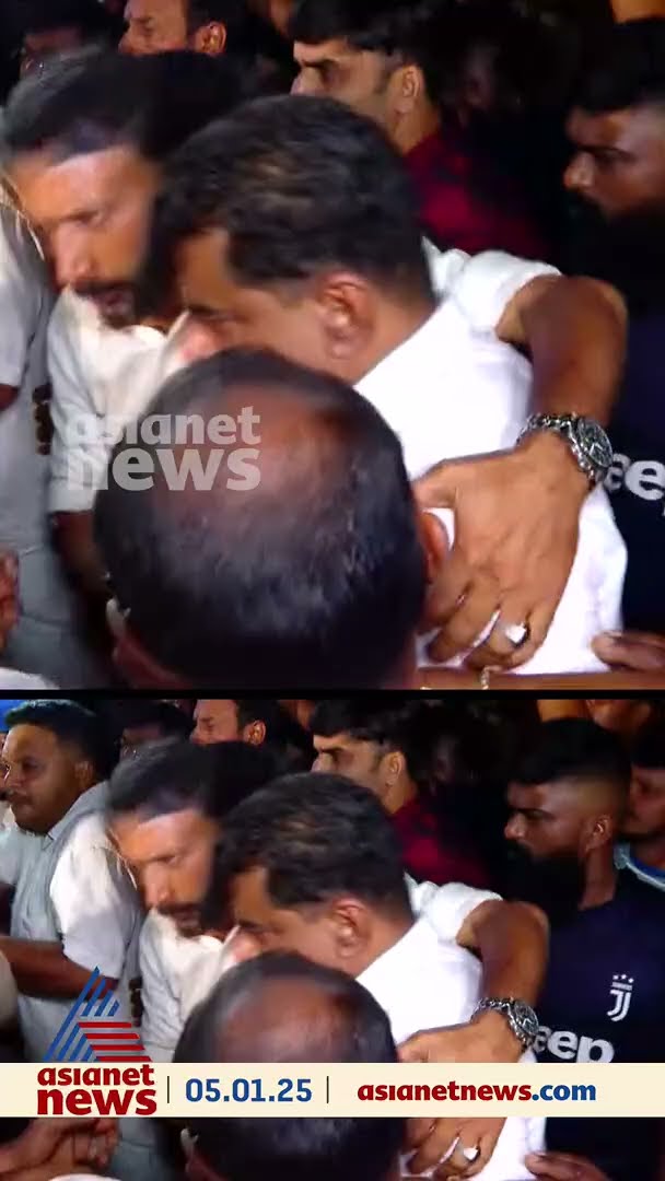 പിവി അന്‍വറിനെ അറസ്റ്റ് ചെയ്ത് പൊലീസ് വാഹനത്തില്‍ കയറ്റുന്നു