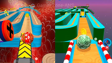 Sky Rolling Ball 3D Vs Going Balls - Same Level, SpeedRun Gameplay, Android IOS, Amaizing Fun Part 9