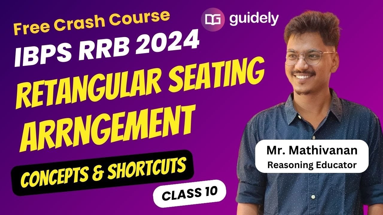 Reasoning | Rectangular Seating Arrangement | Best Tricks & Concepts ...