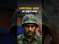 Indian Army के महत्वपूर्ण GK questions | TA Exam Preparation Part 1 #shorts #army