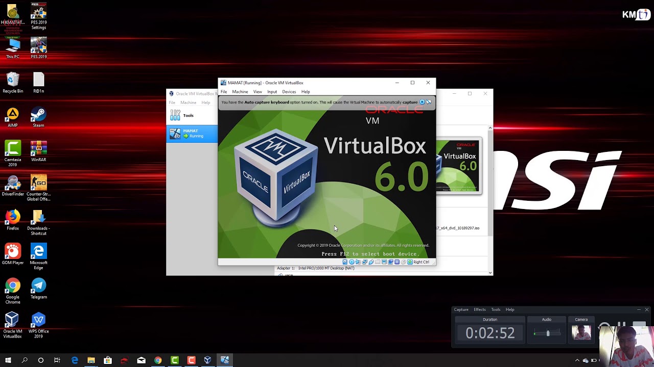 virtual test box for windows 10