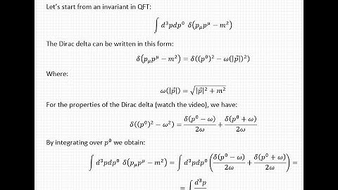 invariant volume element in QFT